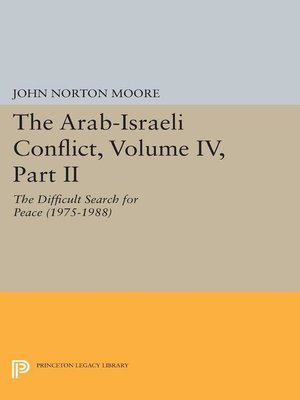 cover image of The Arab-Israeli Conflict, Volume IV, Part II